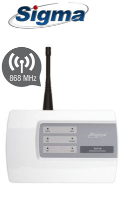 Sigma WXP-48 Επέκταση ασύρματων ζωνών για τον πίνακα AEOLUS και APOLLO σε κουτί από ABS (868MHZ)
