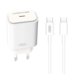 XO-L99 Universal Φορτιστής με Θύρα USB-A 5V 2.4A Και Καλώδιο USB-A /TYPE-C (3.1.23)  