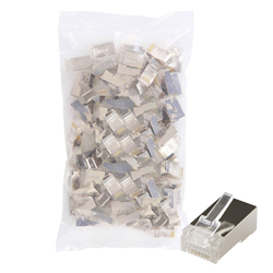 YH8-8606_100pcs Φις Γραμμής Δικτύου RJ45 CAT6 Θωρακισμένο connector 8P8C (100 τμχ)