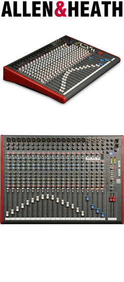 ALLEN HEATH ZED 24 Κονσόλα 24 εισόδων (16 mono και 4 dual stereo)