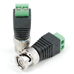 BNC-001 Βύσμα BNC αρσενικό με κλέμες για εύκολη σύνδεση