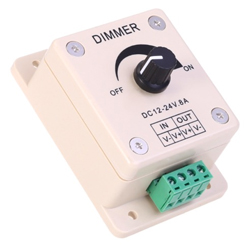 LD-0053 Dimmer για Led ταινία 1 καναλιού 12V-24V 8A (DCR-102)