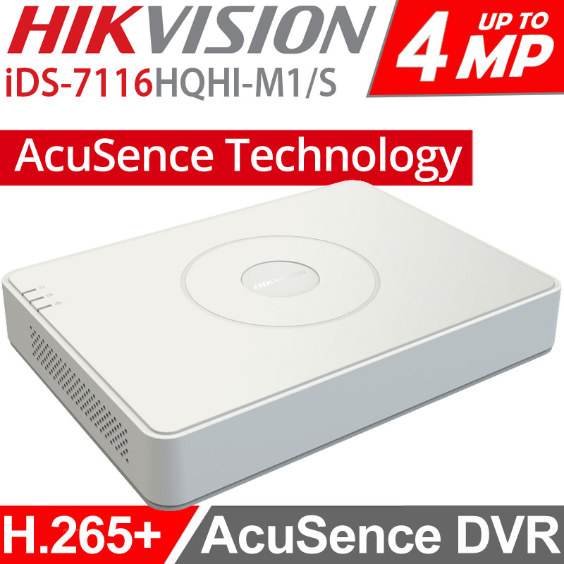 Hikvision iDS-7116HQHI-M1/S(E) Turbo Acusence DVR Καταγραφικό 16 Καμερών, H.265+, Audio Over Coaxial