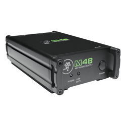 MACKIE M48 Τροφοδοτικό 48V Phantom για πυκνωτικά μικρόφωνα