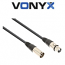 VONYX CX310-1 Καλώδιο XLR 3p αρσενικό σε XLR 3p θηλυκό 1.5m 177.720 
