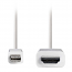 NEDIS CCGP37600WT20 Καλώδιο Mini DisplayPort αρσ. - HDMI αρσ. 2m