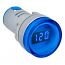 AD101-22VM BLUE Ψηφιακό βολτόμετρο 20 - 500V AC Φ22mm σε Μπλέ (12.3.41)
