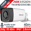 HIKVISION DS-2CE17D0T-IT3FS 2.8mm 2Mpixels Audio Over Coaxial, IR 40μ. IP67, 4in1 HDTVI/CVI/AHD/CVBS