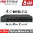 HIKVISION HiWatch HWD-7104MH-G4 Καταγραφικό DVR 4 Καμερών, Motion Detection 2.0, H.265+, Audio Over Coaxial