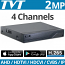 TVT TD-2004NS-HL-L H.265 Πενταυβριδικό Καταγραφικό DVR 4 καμερών H.265 1080p Lite TVI/AHD/CVI/IP/CVBS