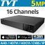TVT TD-2116NS-HC-H H.265 Πενταυβριδικό Καταγραφικό DVR 16 καμερών H.265 5Mpixels Lite TVI/AHD/CVI/IP/CVBS