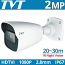 TVT TD-7421TS3(D/AR2) 2.8mm ΛΕΥΚΗ - Κάμερα Bullet HD TVI 2Mpixels 1080p 4in1 IP67, 20~30m IR Night View