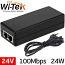 Wi-Tek WI-POE31-24V PoE Injector 100Mbps 24V 1A 24W