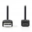 NEDIS CCGL60500BK10 Καλώδιo USB 2.0 A αρσ. - USB Micro B αρσ. 1m  