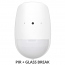 HIKVISION DS-PDPG12P-EG2-WE - Αμφίδρομος Ασύρματος Ανιχνευτής Κίνησης (PIR) και Θραύσης Τζαµιών, για πίνακες AX PRO