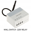HIKVSION DS-PM1-O1H-WE Wall Switch - Αμφίδρομη Ασύρματη Έξοδος Ρελέ 220VAC για πίνακες AX PRO