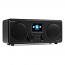 AUDIZIO FOZA BLACK Ραδιόφωνο Wi-Fi Internet STEREO DAB+ FM με Bluetooth και Ξυπνητήρι 102.304