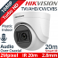 HikVision DS-2CE76D0T-ITPFS 2.8mm Κάμερα Οροφής 2Mpixel, Εσωτ. Χώρου, Audio Over Coaxial, IR 20μ., 4in1