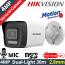 HIKVISION DS-2CD1043G2-LIUF 2.8mm Ενσύρματη IP κάμερα 4Mpixels, Smart-Hybrid Light 30m, Motion Detection 2.0, Poe, Μικρόφωνο, MicroSD