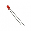 LED-3MM-ST-RED Απλό LED 3mm κόκκινο χρώμα