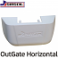 OUTGATE/H White - Οριζόντιο Κάλυμμα Προστασίας για τον ανιχνευτή Outgate, σε Λευκό χρώμα