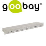 GOOBAY 90855 Patch panel κατηγορίας CAT 6A STP/UTP 24 θυρών σε Γκρί