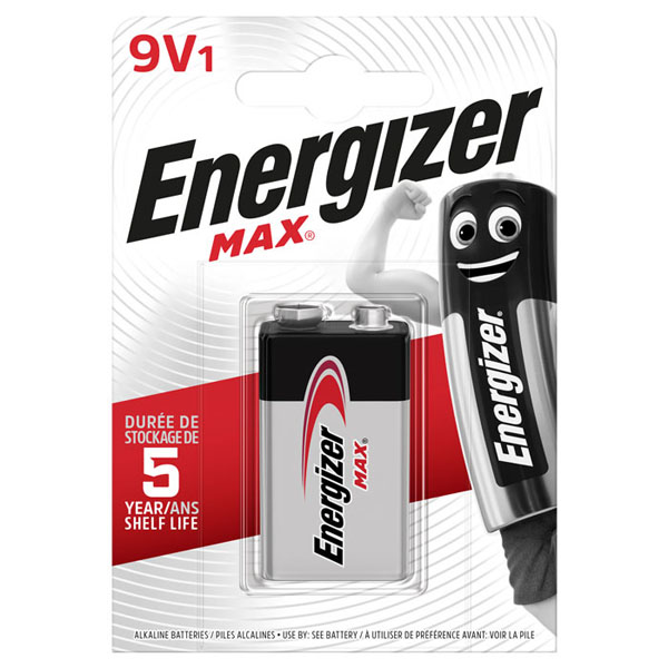 ENERGIZER 9V-9B-6LR61 Μπαταρία Alkaline MAX 9V (6LR61)