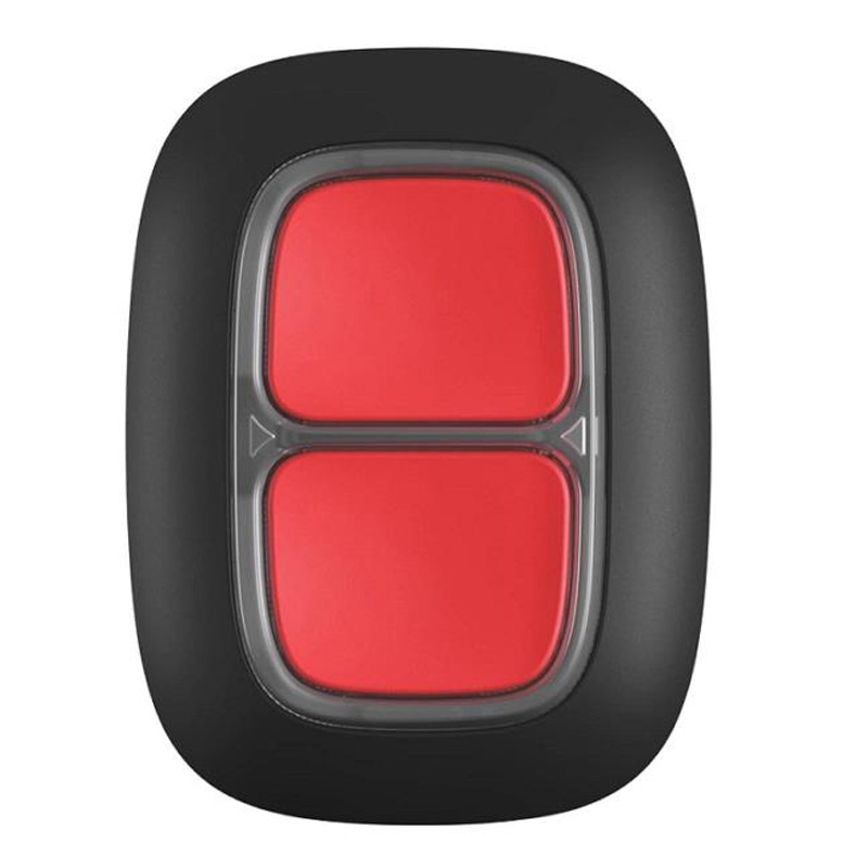 AJAX DOUBLE BUTTON BLACK - Ασύρματο μπουτόν πανικού 2 πλήκτρων, σε μαύρο χρώμα