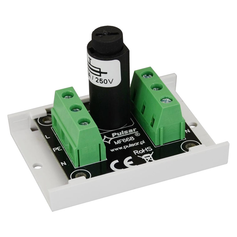 ​PULSAR AWZ618 - Πλακέτα Προστασίας για τροφοδοσία 230V AC με γυάλινη ασφάλεια τήξεως 3,15Α