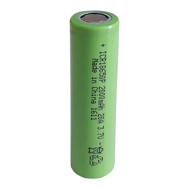 OEM BAT-0216 Επαναφορτιζόμενη Μπαταρία ICR18650P Lithium 3.7V 2000mAh 20A για ηλεκτρονικό τσιγάρο