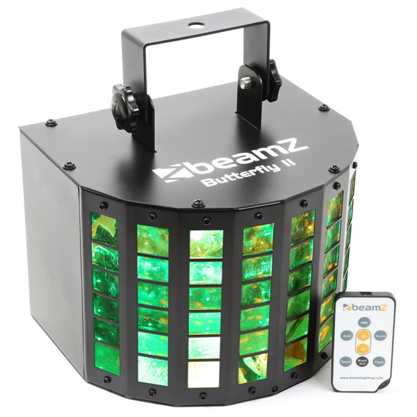 BEAMZ Butterfly II mini derby 6x 3W RGBAWP LEDs 48 Beams 153.713