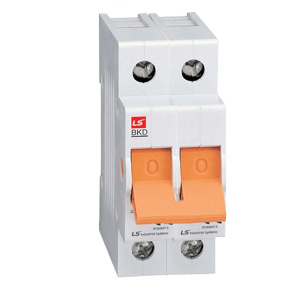 LS BKD 2P 63A Διακόπτης Ράγας 2P 63A 230/400VAC (03.009.0007)