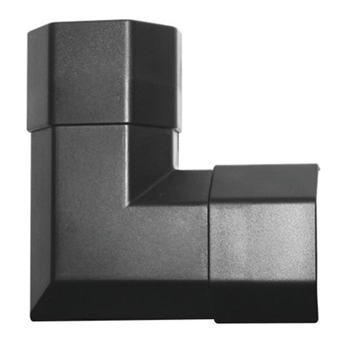 BRATECK ACC-5026/C Αλουμινένιο Κανάλι καλωδίων Γωνία 50x26mm σε Μαύρο