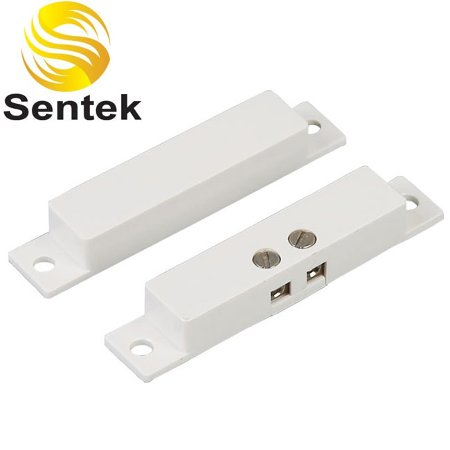 Sentek BS-2032 (ΛΕΥΚΗ) Βιδωτή και Αυτοκόλλητη μαγνητική επαφή με κλέμμα σύνδεσης
