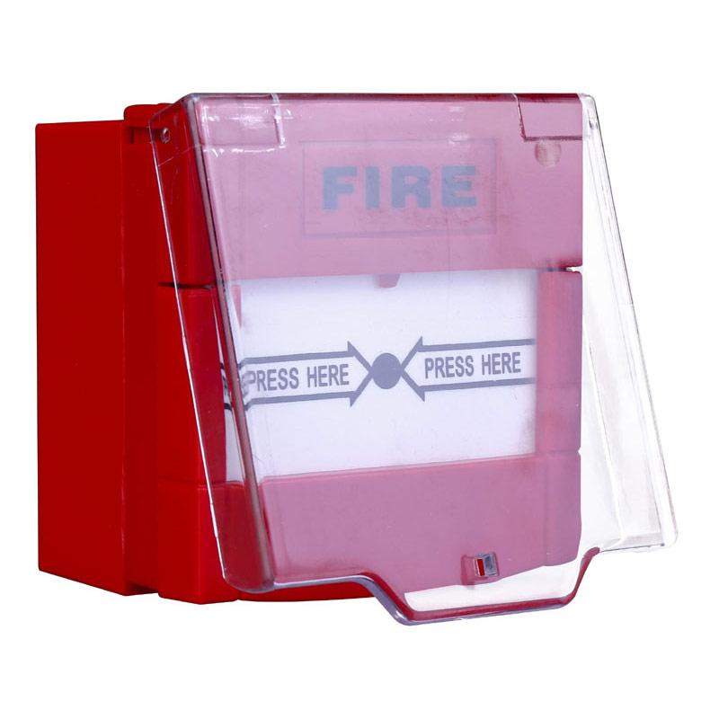 BS-GBCP911/RED Συμβατικό επανατάξιμο μπουτόν αναγγελίας Πυρκαγιάς