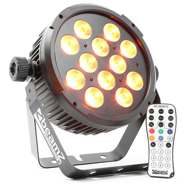 BeamZ BT300 FlatPAR 12x 10W 6-in-1 RGBAW-UV LEDs DMX και Τηλεχειριστήριο (151.310)