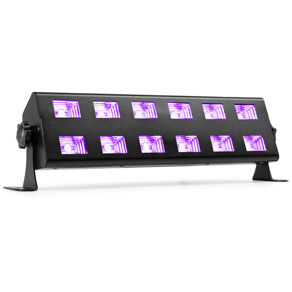 BEAMZ BUV263 Μπάρα φωτισμού 2x6 LED 12x3 Watt Blacklight UV Bar (153.260)