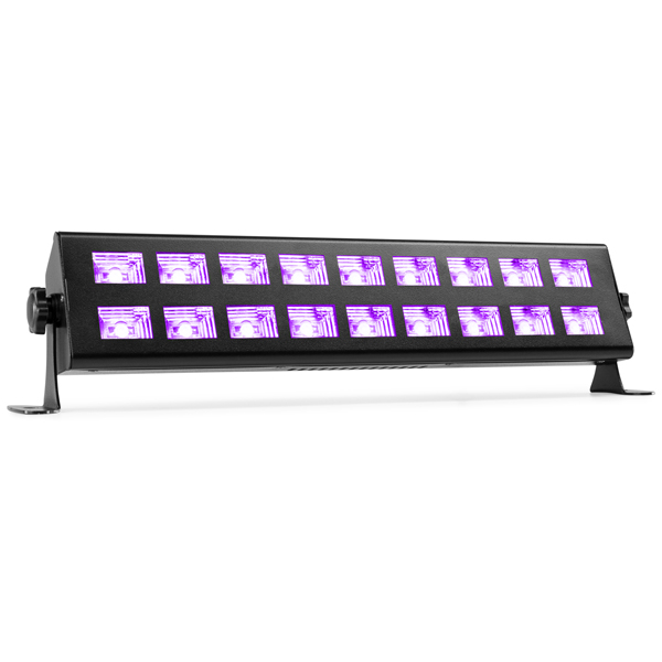 BEAMZ BUV293 Μπάρα φωτισμού 2x9 LED 18x3 Watt Blacklight UV Bar 153.261