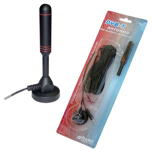 Μαγνητική κεραία αυτοκινήτου VHF - UHF με ενισχυτή, CAT-017