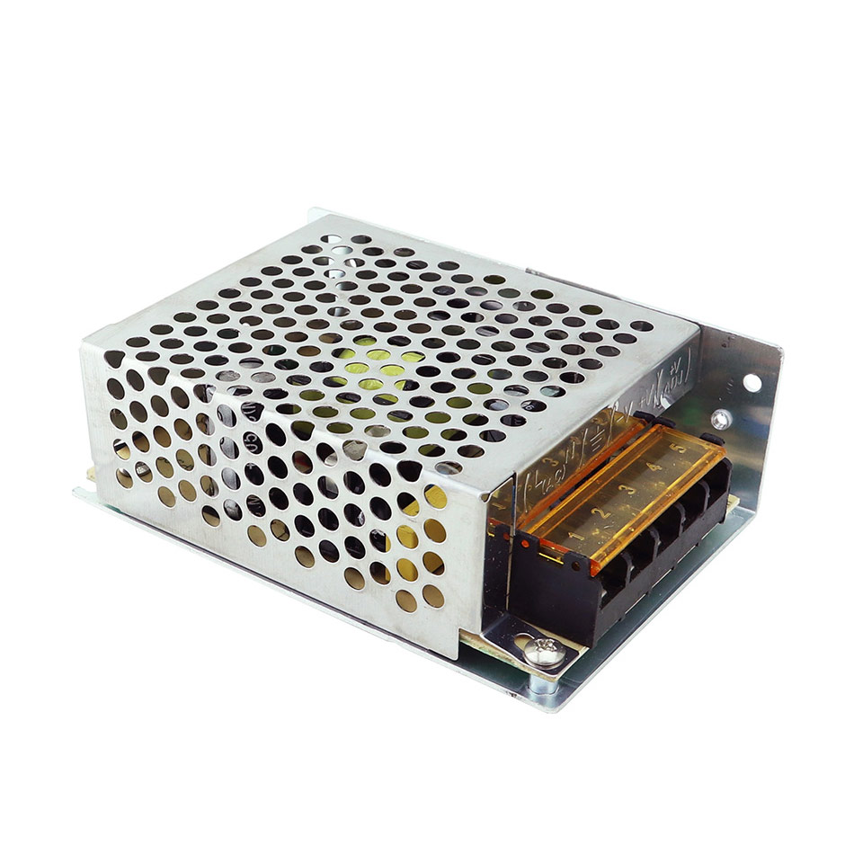 ANGA CP1207-5A(S) Διάτρητο Τροφοδοτικό Switching 12VDC 60W 5A με Voltage Adjustment