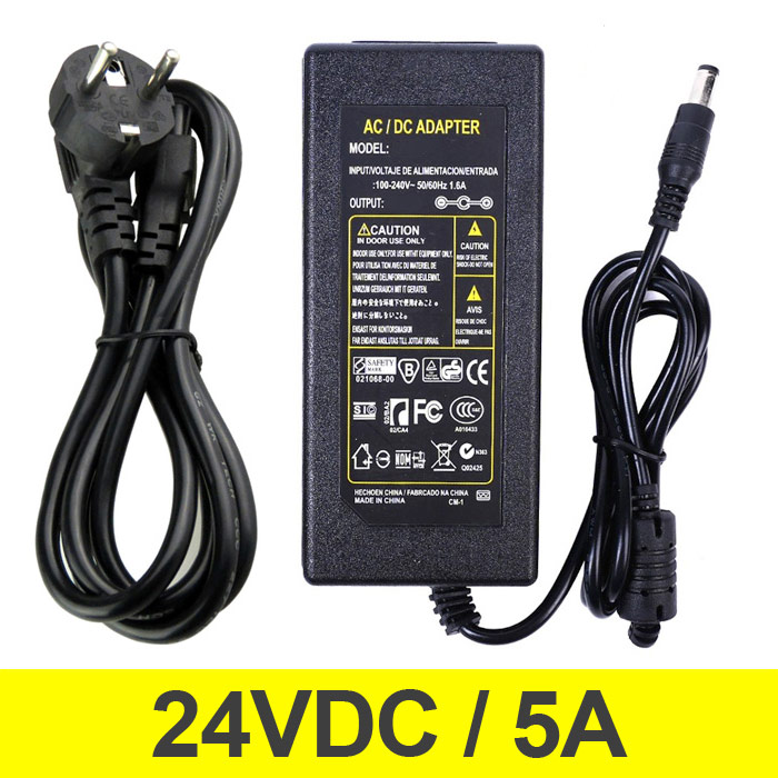 ANGA CP2405-5A Switching Παλμοτροφοδοτικό τύπου Desktop 24V DC 5A