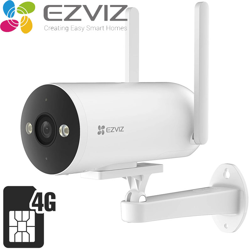 EZVIZ CS-H5 4G (CS-H5-R201-1H3KFL4GA) Ασύρματη 4G Αδιάβροχη Bullet IP Κάμερα 3MP (2K), Mic/Speaker, microSD, IP67