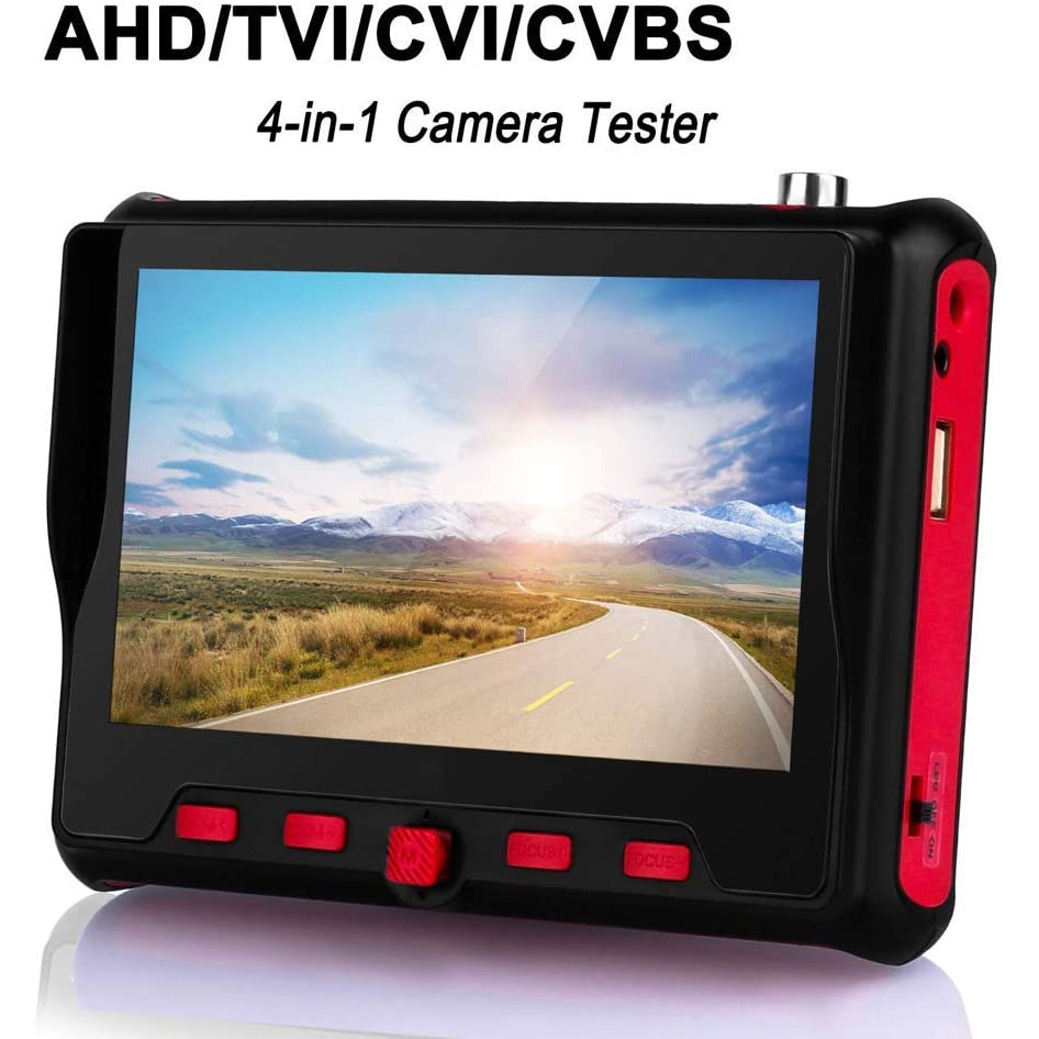 ANGA PS-6800ACT CCTV Tester με Οθόνη 5" Συμβατό με AHD/TVI/CVI/CVBS ως 8Mpixels