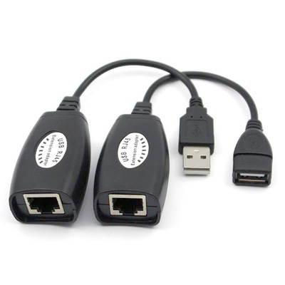 ANGA PS-3015 - USB Extender Over UTP Adaptor προέκτασης USB μέσω UTP RJ45 50μ.