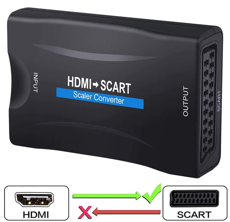 ANGA PS-A3025A Μετατροπές σήματος HDMI σε Scart (Με τροφοδοτικό)