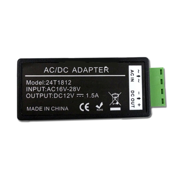 DCC-1628 Μετατροπέας τάσης εισόδου AC 16V-28V ή DC 16-36V σε 12VDC 1.5A