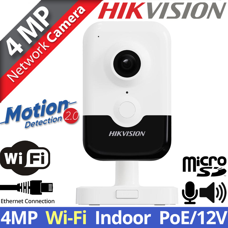 HIKVISION DS-2CD2443G2-IW(W) 2.8mm Ενσύρματη κ Ασύρματη (Wi-Fi) IP κάμερα 4Mpixels Η.265, Poe, Motion Detection 2.0, Mic, Speaker