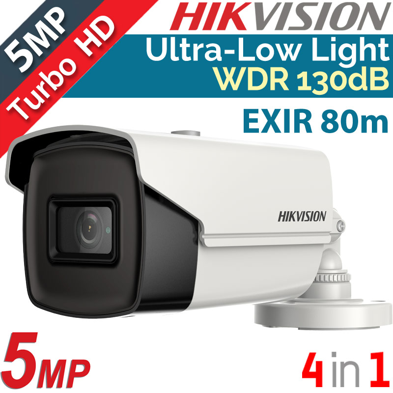 HikVision DS-2CE16H8T-IT5F 3.6mm 5MPixels TURBO HDTVI WDR 130dB Ultra-Low Light EXIR 80μ.