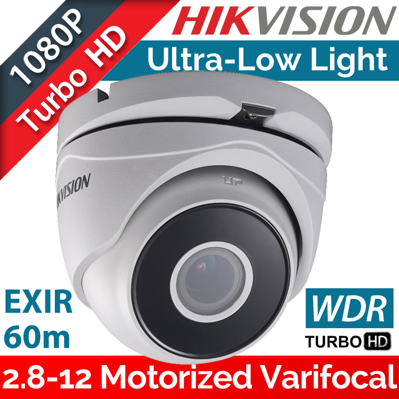 HikVision DS-2CE56D8T-IT3ZF Motorized Dome Varifocal 2.7-13.5mm HDTVI 2Mpixels WDR IR 60μ. Ultra-Low Light