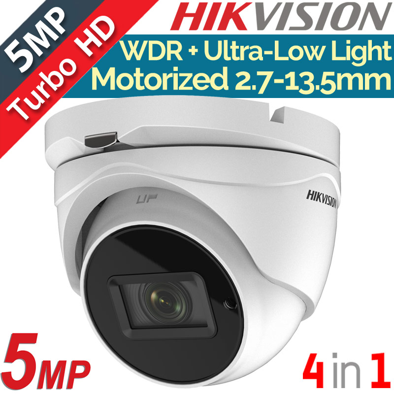 HIKVISION DS-2CE79H8T-AIT3ZF Motorized 2.7-13.5mm 5MPixels WDR 130dB Ultra-Low Light EXIR 60μ.
